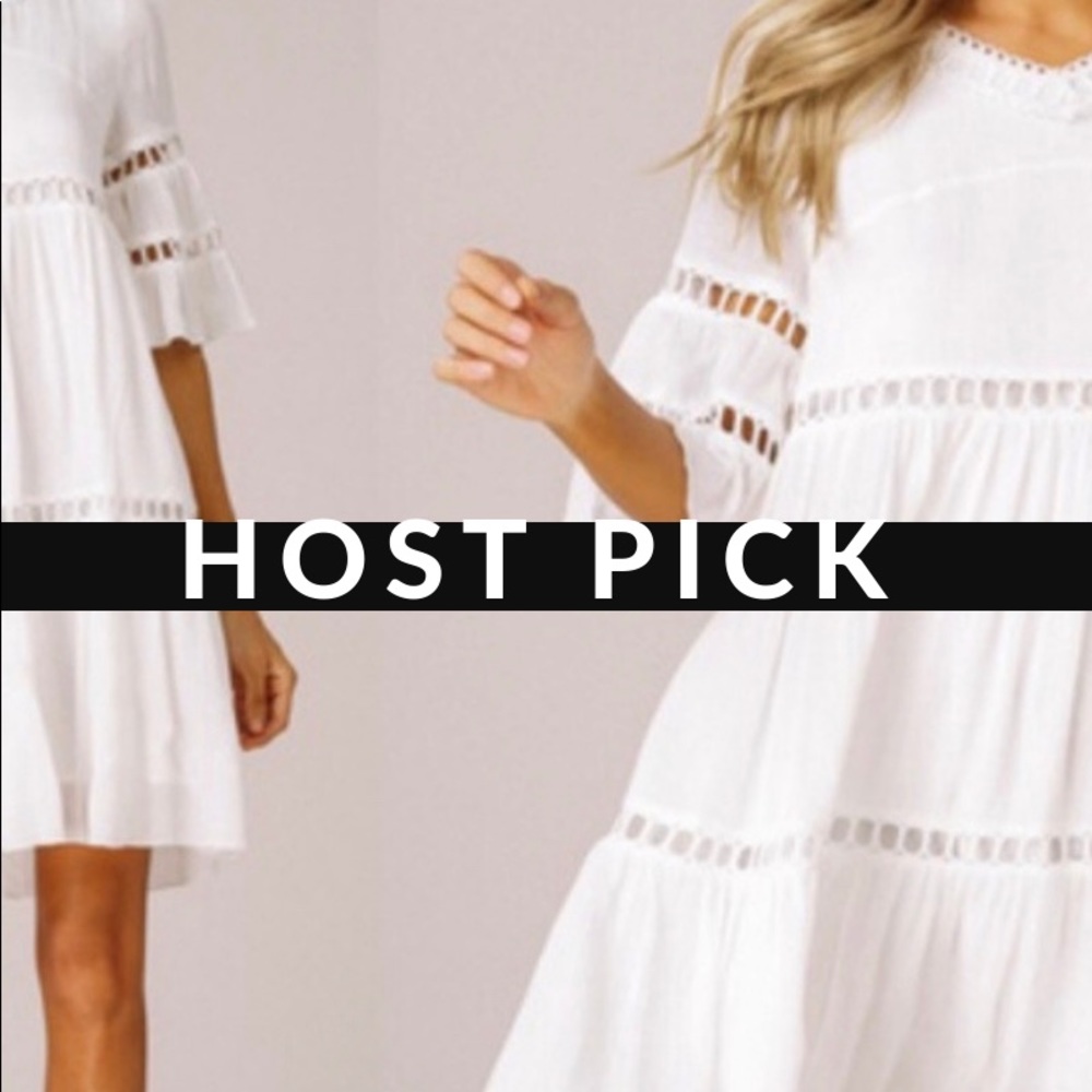 🌺HP spring trends Perfect Little White Dress